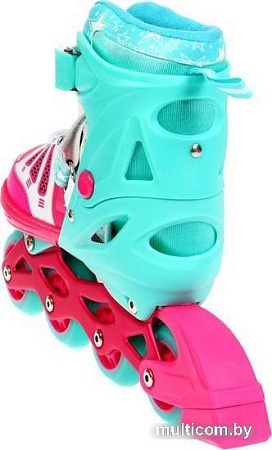 Роликовые коньки Onlitop 9314684 (р. 38-41, мятный/розовый)