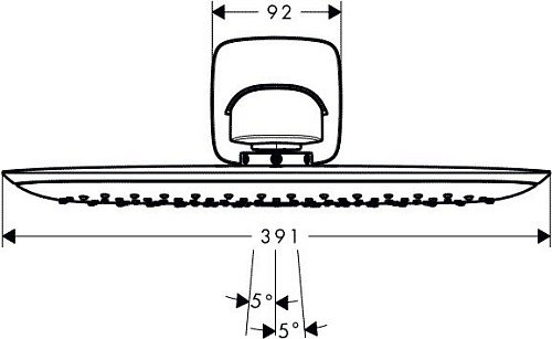 Верхний душ Hansgrohe PuraVida (27437000)