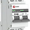 Выключатель автоматический EKF ВА 47-63 2Р 40А (D) PROxima mcb4763-2-40D-pro