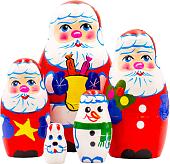 Развивающая игра Брестская Матрешка Для новогоднего декора (набор 5 шт)