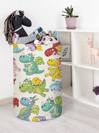 Корзина JoyArty Разноцветные дракончики toba_22965_L