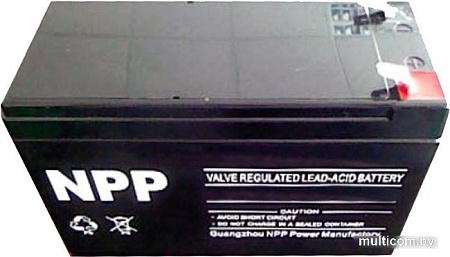 Аккумулятор для ИБП NPP NP 12-7.5 (12В/7.5 А·ч)