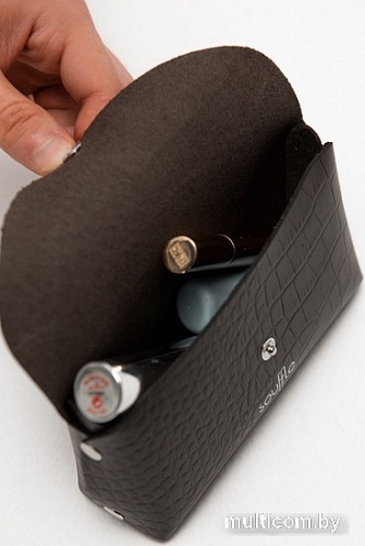 Косметичка Souffle 258 2585011 (серый теплый кайман эластичный)