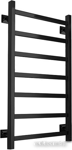 Полотенцесушитель Ростела Экспи Квадро V30 1/2" 7 перекладин 40x80 см (черный)