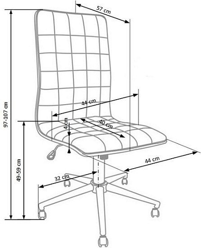 Стул Halmar Porto 3 (темно-серый)