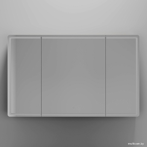 Sancos Шкаф с зеркалом Mirror MI120EG (с LED подсветкой, дуб галифакс натуральный)