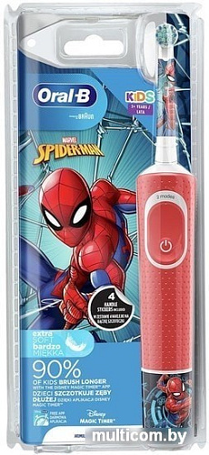 Электрическая зубная щетка Oral-B Kids Spiderman D100.413.2K