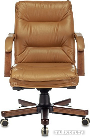 Кресло Бюрократ T-9927WALNUT-LOW (горчичный)