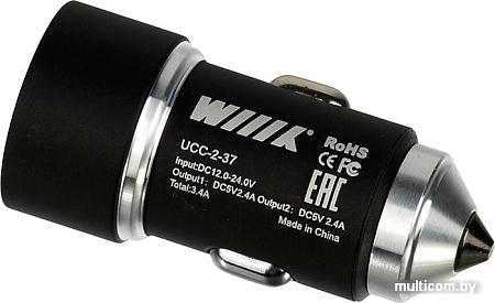 Автомобильное зарядное WIIIX UCC-2-37
