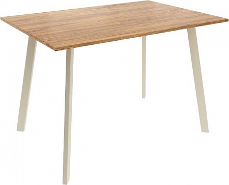 Кухонный стол Listvig Слим 2 110x70 (дуб/кремовый)
