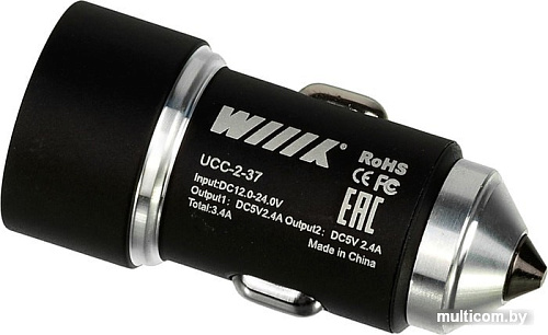 Автомобильное зарядное WIIIX UCC-2-37
