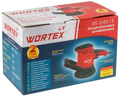 Эксцентриковая шлифмашина Wortex LX RS 1245-1 E 1333377