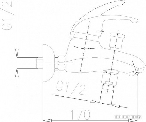 Смеситель Armatura Piryt 444-040-00