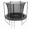 Батут GetActive Jump 10ft-305 см 10360S2N-L с лестницей, сеткой (черный)