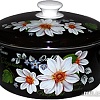 Кастрюля КМЗ Белые георгины-1 61904-142/6