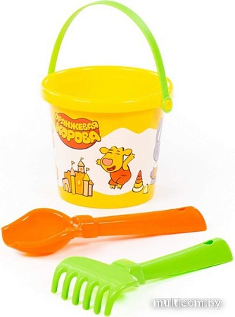 Набор игрушек для песочницы Полесье Оранжевая корова 83159