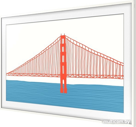 Рамка Samsung The Frame 75" 2021 (белый)