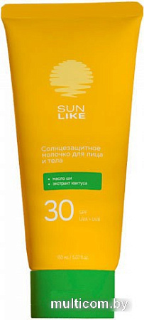 Молочко солнцезащитное Sun Like Для лица и тела SPF30 (150мл)