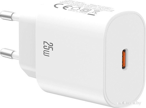 Сетевое зарядное XO CE25 USB Type-C (белый)