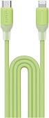 Кабель Momax DL53G 1-Link Flow LC USB Type-C - Lightning (1.2 м, зеленый)