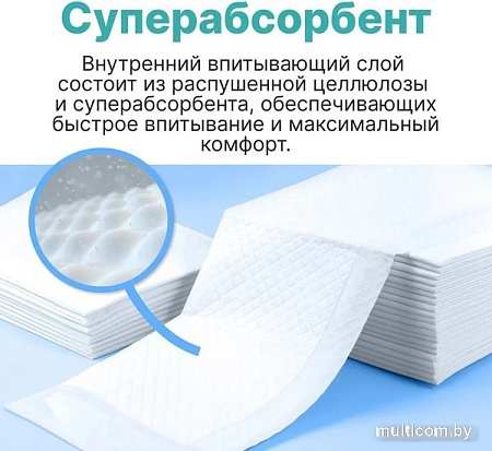 Пеленка одноразовая Kioshi 60x90 KUP104 (30 шт)