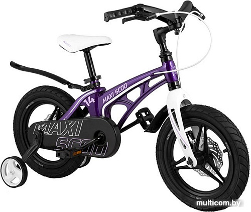 Детский велосипед Maxiscoo Cosmic MSC-C1417D (фиолетовый)