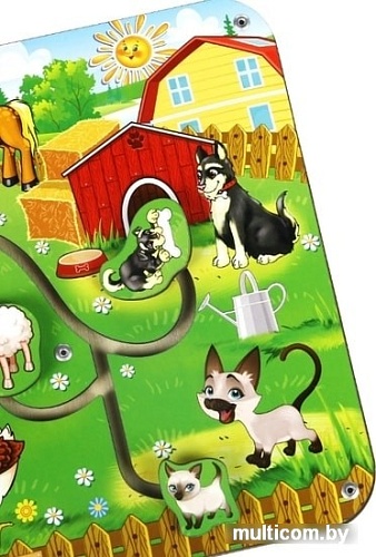 Лабиринт WoodLand Toys Животные 1 114101