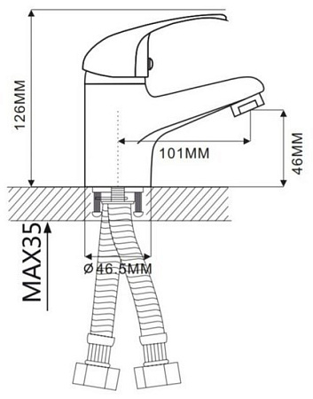 Смеситель Ekko E10109