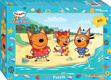Пазл Step Puzzle Три кота 81235 (60 эл)