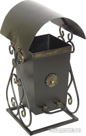 Уличная урна Станкоинструмент №16 (с крышей)