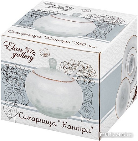 Сахарница Elan Gallery Кантри 760097 (голубой)