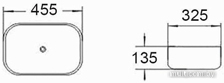 Умывальник Mexen Rita MEX-21084571