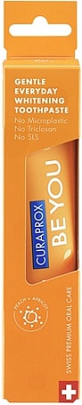 Зубная паста Curaprox Be You со вкусом персика и абрикоса 60 мл (с 3 лет)