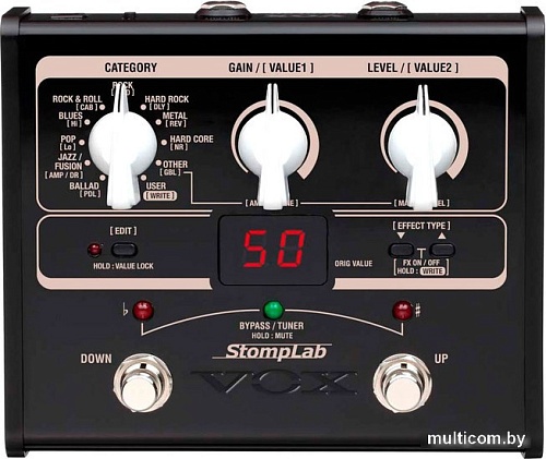 Гитарный процессор эффектов Vox Stomplab 1G