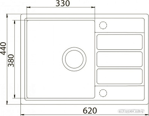 Кухонная мойка ZorG ECO 2 (бежевый)