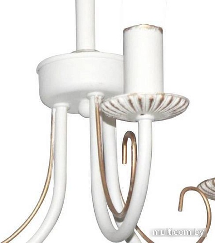 Люстра средней высоты Элетех Рустика 133 НСБ 01-3х60-144 Е14 1005404243 (белый патина)