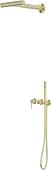 Душевая система Abber Perfekte 316 AF8A18BG (золото брашированнjt)