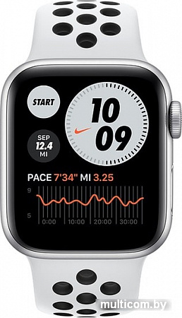 Умные часы Apple Watch SE Nike 40 мм (алюминий серебристый/чистая платина)