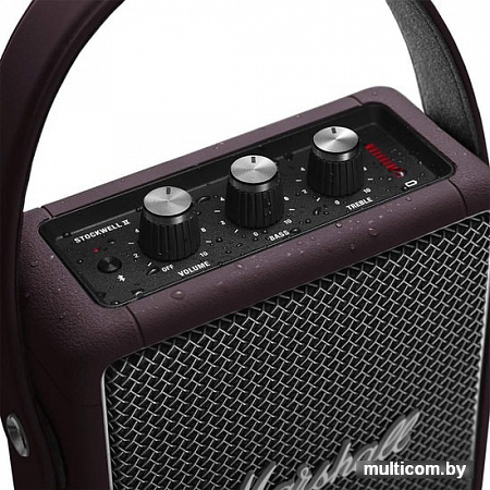 Беспроводная колонка Marshall Stockwell II (бордовый)