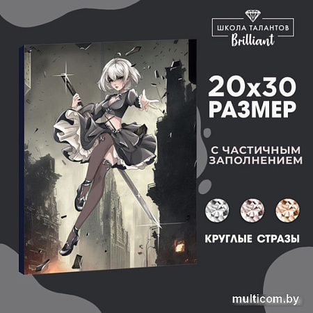 Алмазная мозаика Школа талантов Девушка с клинком 9605307