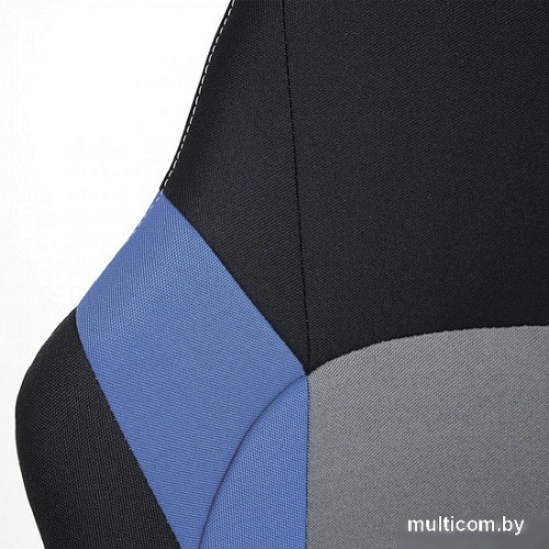 Кресло AksHome Flaviy (черный/серый/синий)