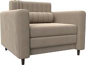 Кресло-кровать Лига диванов Лига-070 132556 (велюр Seven 729 бежевый)