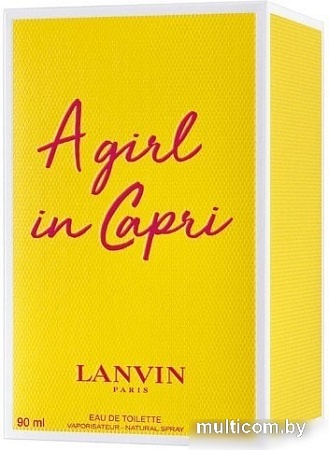 Туалетная вода Lanvin A Girl in Capri EdT 30 (мл)