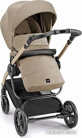 Универсальная коляска CAM Posh (2 в 1, бежевый/рама золотой)