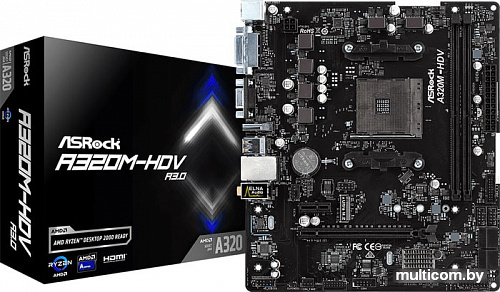 Материнская плата ASRock A320M-HDV R3.0