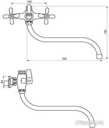 Смеситель Славен О31