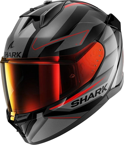 Shark D-Skwal 3 Sizler (р. XL, черный/серый/красный)