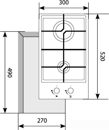 Варочная панель LEX GVG 321 WH