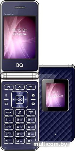 Мобильный телефон BQ-Mobile BQ-2841 Fantasy Duo (синий)
