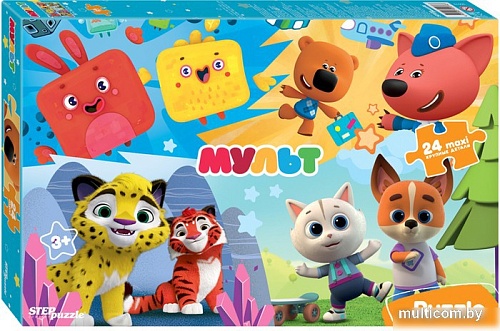 Мозаика/пазл Step Puzzle Maxi Ми-ми-мишки и др. 90078 (24 эл)